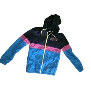 Universal Studios Men Adult Small Full Zip Windbreaker Jacket Embroidered